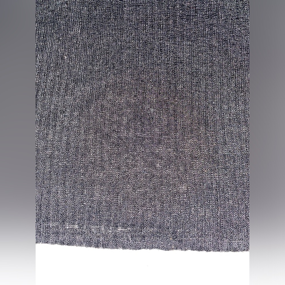 Black Sheer Sweater Shirt - Picture 4 of 7